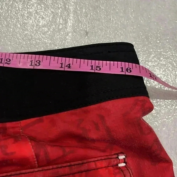 [32]  AFFLICTION SAMURAI SWIM TRUNKS SHORTS DRAWSTRING BOARD BEACH RED - Picture 7 of 9